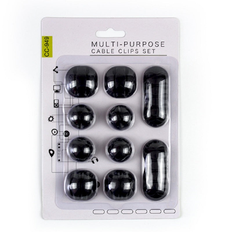 Self-Adhesive Data Cable Protector Desktop Cable Organizer