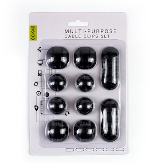 Self-Adhesive Data Cable Protector Desktop Cable Organizer