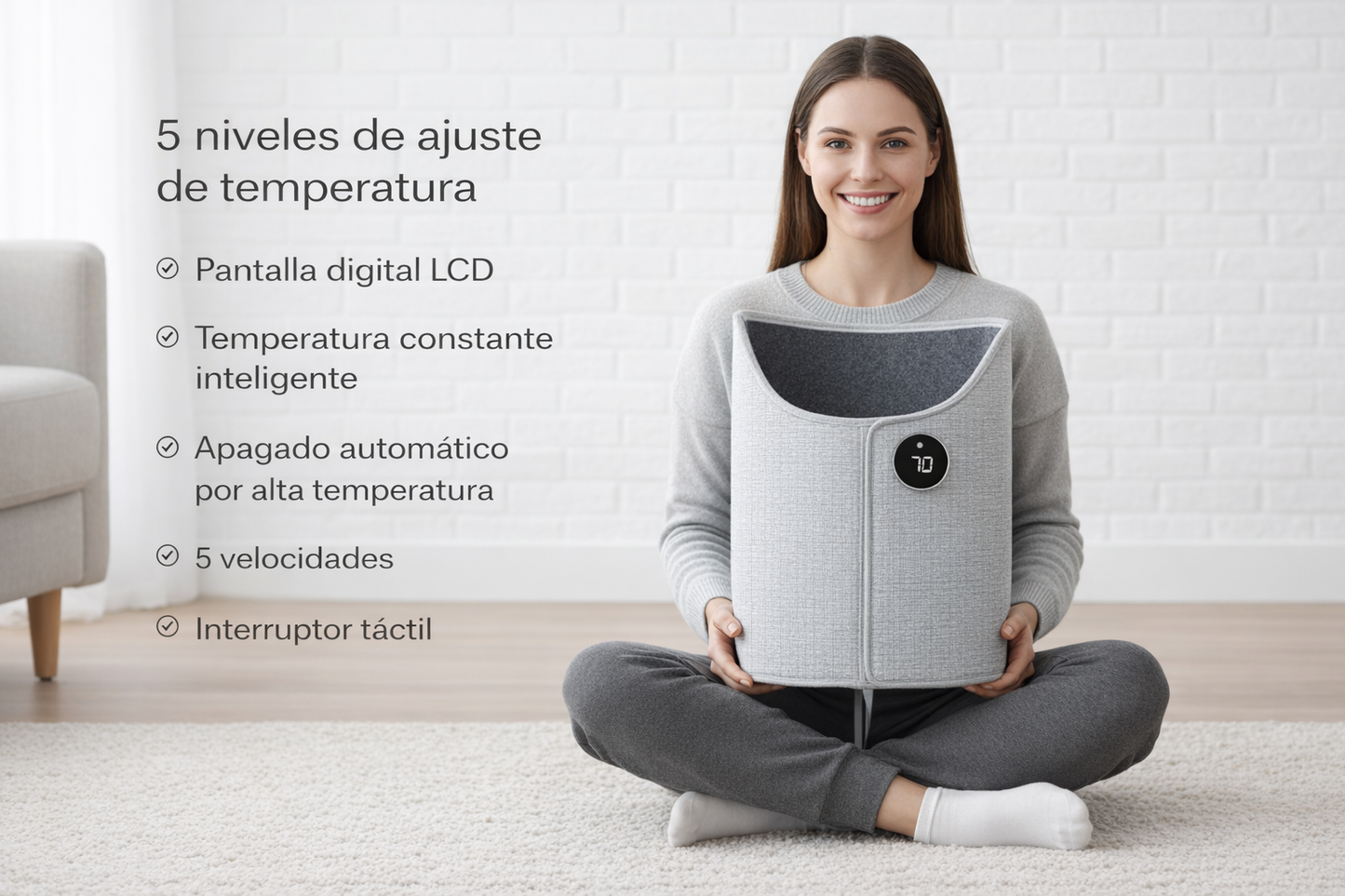 Caloventor Bajo Escritorio