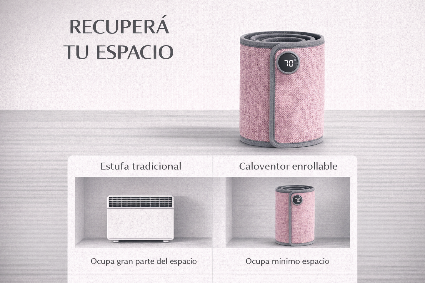 Caloventor Bajo Escritorio
